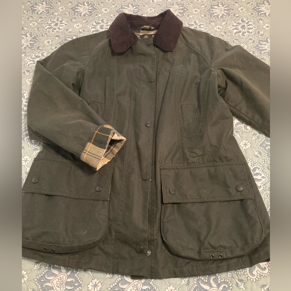 Barbour jacket - classic waxed in olive